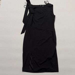 Calvin Klein Black One Shoulder Dress